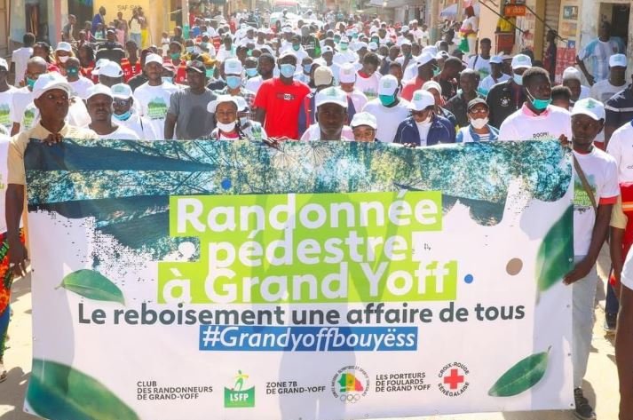 Randonnée pédestre à Grand-Yoff : Le Reboisement une Affaire de Tous #Grandyoffbouyess