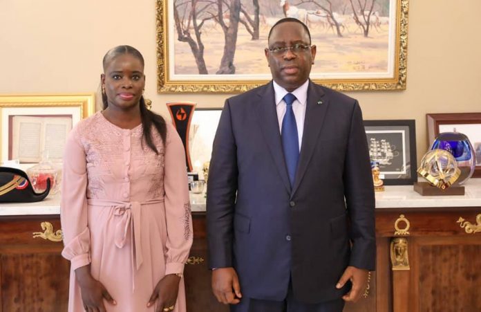 Anniversaire de l’APR – Therese Faye Diouf reçue par le president Macky Sall