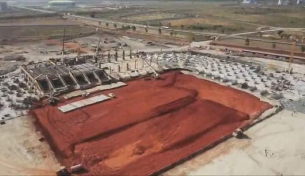 État d’avancement des travaux du “Stade du Sénégal” de Diamniadio (Images)