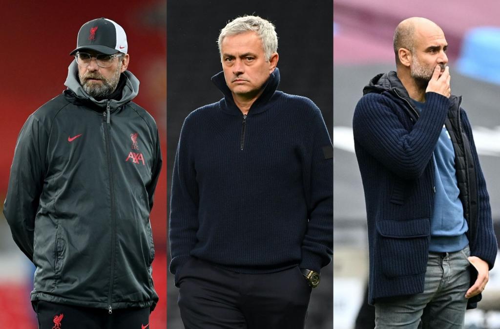 José Mourinho s’en prend à Jürgen Klopp et Pep Guardiola