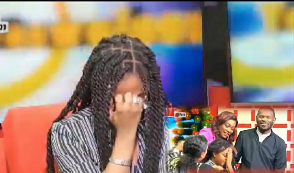 Dieyna Craque et fond en larme en direct sur le plateau de yeewu Leen