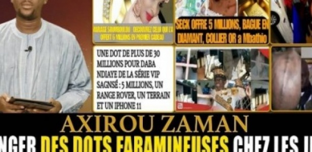 Axirou Zaman : Le danger des dots faramineuses chez les jeunes, Oustaz Makhtar