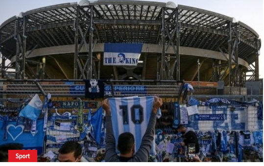 LE STADE DE NAPLES OFFICIELLEMENT REBAPTISÉ «DIEGO ARMANDO MARADONA»