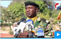 Patronale de l’armée : Le lieutenant-colonel Aliou Samassa du 5ème bataillon d’infanterie de Ziguinchor galvanise ses troupes.