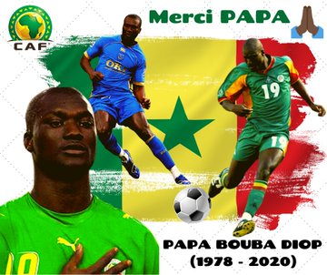 Décès de Pape Bouba Diop : La CAF présente ses condoléances