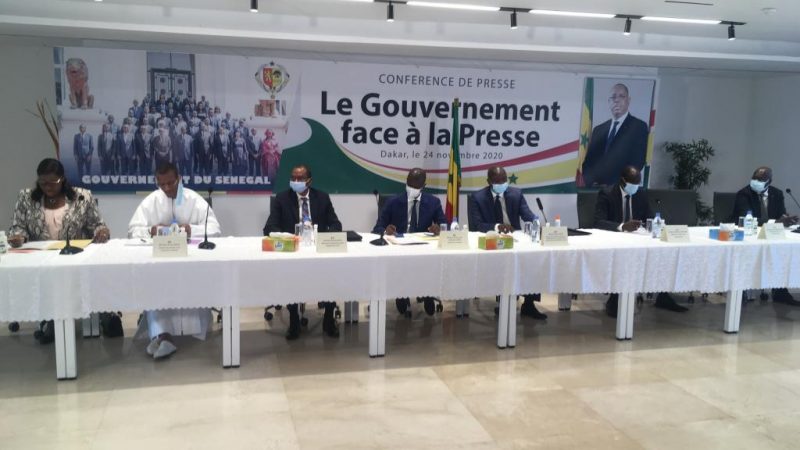 Le gouvernement face à la presse ce Jeudi 07 janvier 2021