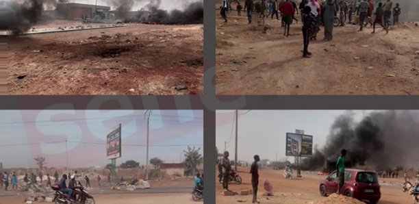 Le feu couve à Mbour 4: La route de Mbour barricadée, plusieurs pneus brûlés