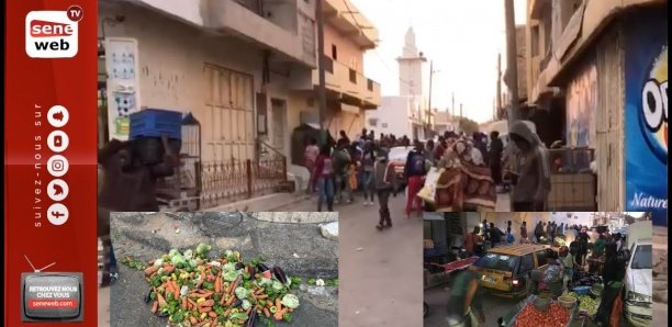 [Photos-Vidéo] Marché Castors : Violentes bagarres entre riverains et marchands armés de couteaux