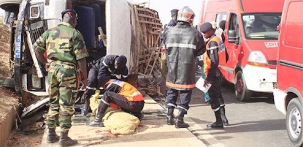 Bambey: 04 morts et 06 blessés dans un carambolage sur la Rn3