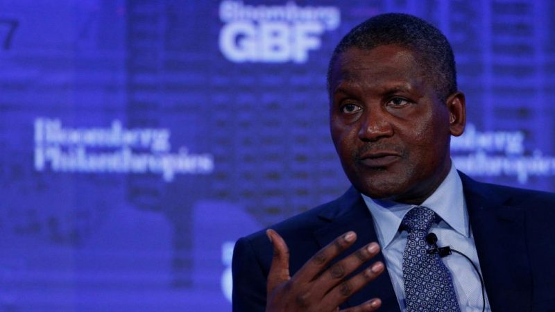 L’annonce du Milliardaire nigérian Aliko Dangote