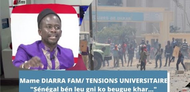 Fou Malade sur les tensions à l’UCAD : « Déiim nagn ba kéine sagnioul Toud Kékéndo birr UCAD… »