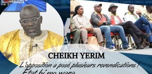 Manifestation M2D – Yérim Seck : « L’opposition a posé plusieurs revendications »