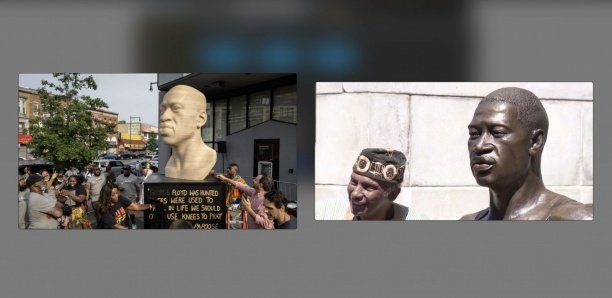 Deux statues de George Floyd inaugurées pendant « Juneteenth » aux États-Unis