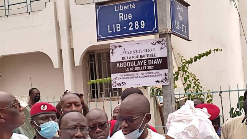 La rue Liberté 289 porte désormais le nom du Doyen Abdoulaye Diaw