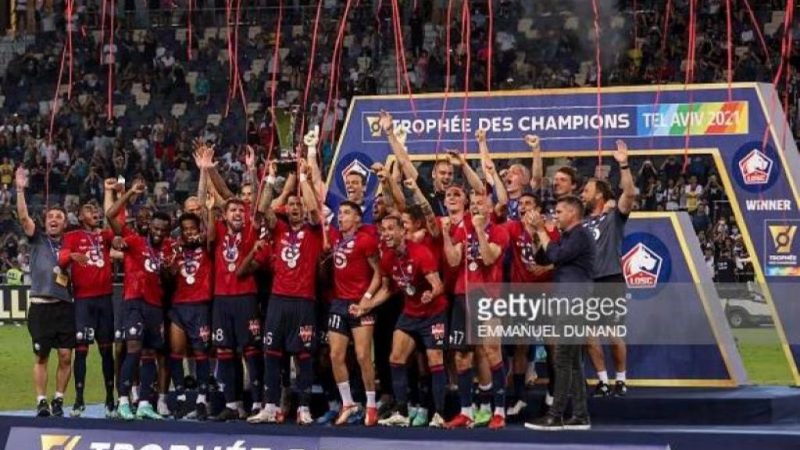 Lille s’offre le PSG et remporte son premier Trophée des Champions