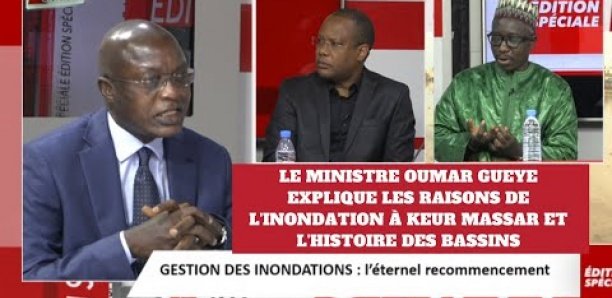 Inondation à Keur Massar : Le Ministre Oumar Gueye explique les raisons