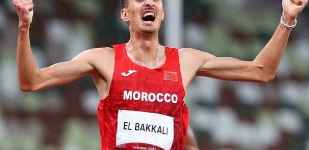 Jeux olympiques: le Marocain Soufiane El Bakkali enfin en or sur 3000m steeple