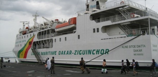 Liaison maritime Dakar-Ziguinchor : Disparition « troublante » du bateau Aline Sitoe Diatta