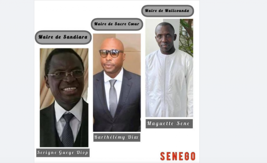 Maguette Sène, Barthélémy Dias et Serigne Gueye Diop, meilleurs maires du Sénégal…