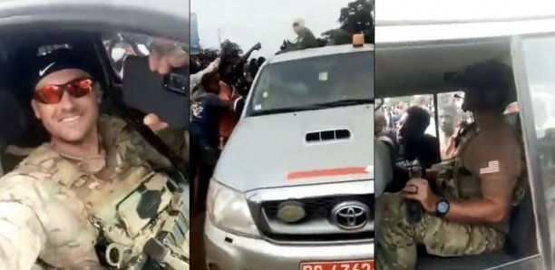 [Photos-Vidéo] Coup d’État en Guinée : Que faisaient ces soldats américains avec des forces spéciales guinéennes ?