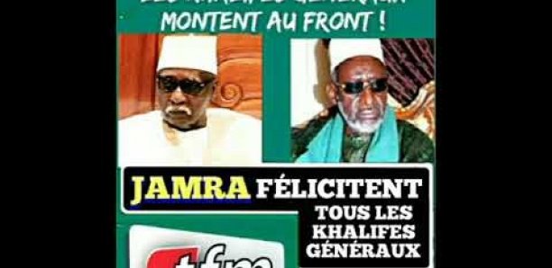 Fatwa anti Ivg : Jamra salue la position du Khalife des Tidianes et celui de la famille Omarienne