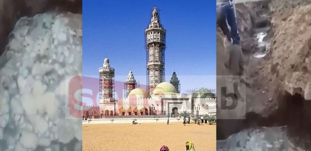 Touba : Les terrifiantes images de la nappe d’eau souterraine qui menace la Grande mosquée et ses environs