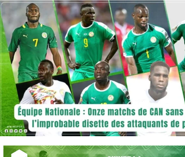 Équipe Nationale : Onze matchs en Coupe d’Afrique sans marquer, l’improbable disette des attaquants de pointe