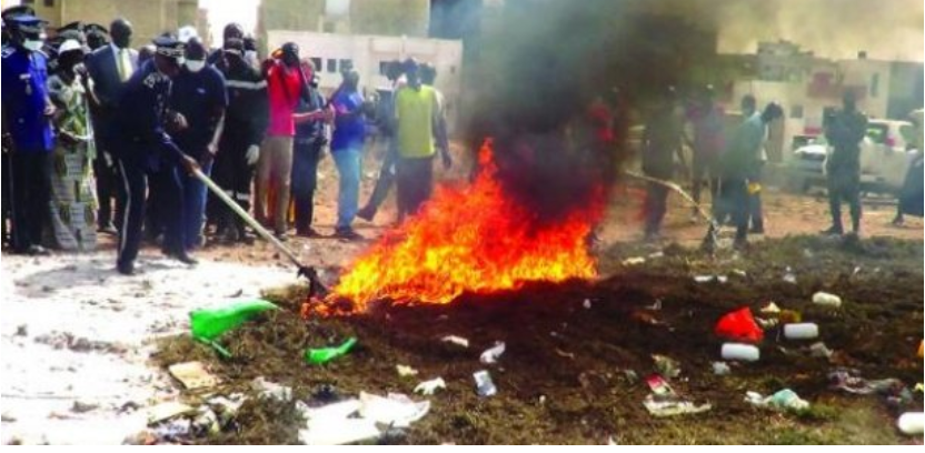 Journée Internationale de la Douane : 5 tonnes de drogues réduites en cendre