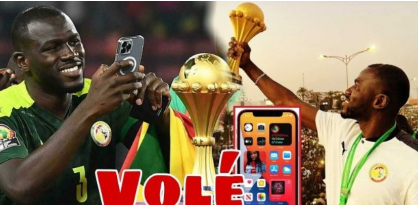 Le téléphone de Kalidou Koulibaly capitaine des lions du Sénégal volé devant le Palais …