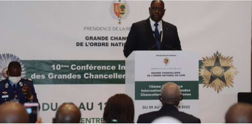 Diamniadio: Ouverture de la 10e Conférence Internationale des Grandes Chancelleries Francophones, du 10 au 12 février 2022