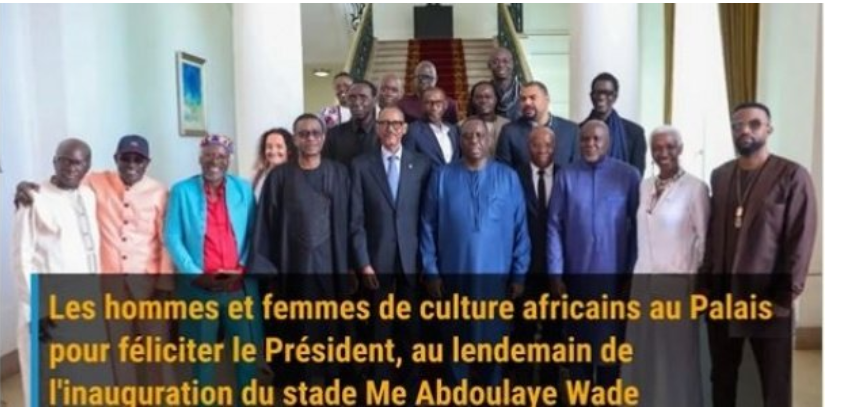 Lendemain d’inauguration du stade Abdoulaye Wade : Des artistes africains et sénégalais au Palais