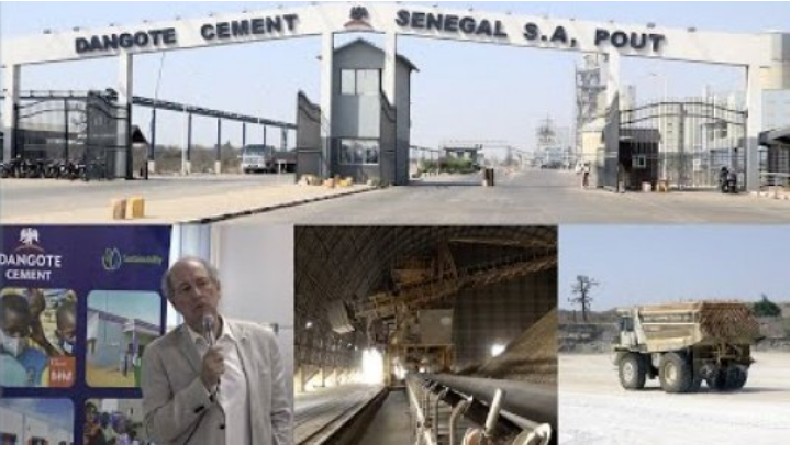 Dangote Cement : Le nouvel essor de fabrication de ciment au Sénégal