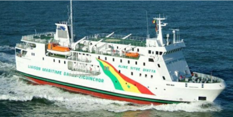 Liaison Maritime Dakar-Ziguinchor : Le navire Aline Sitoé Diatta a repris service