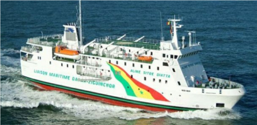 Liaison Maritime Dakar-Ziguinchor : Le navire Aline Sitoé Diatta a repris service