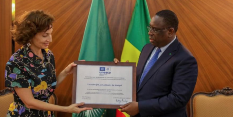 Inscrit au patrimoine culturel immatériel : Le certificat du Ceebu jën remis au Président Macky Sall