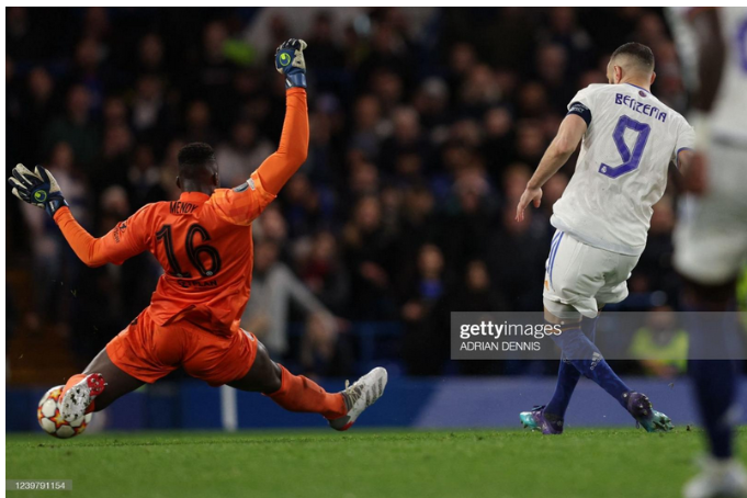 Ligue des Champions : l’erreur de Mendy qui offre à Benzema le triplé