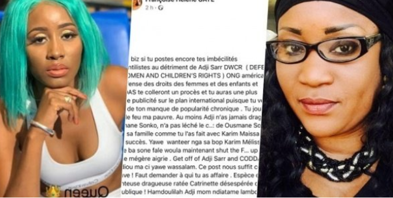 Affaire Adji Sarr : Queen Biz promet l’enfer à Françoise Hélène Gaye