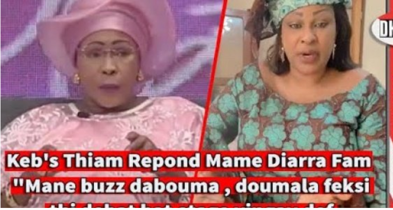 Accusation de « dieuw » (médisance) : Kebs Thiam toutes griffes dehors contre Mame Diarra Fam