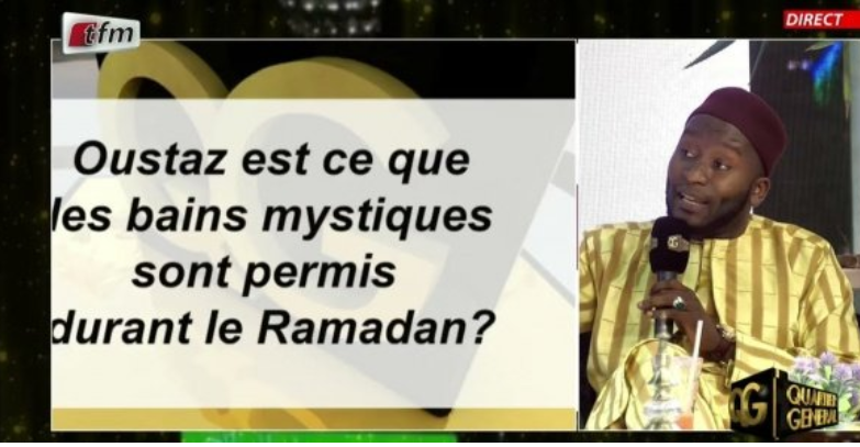 Est-ce que les bains mystiques sont permis durant le ramadan ? La réponse avec Oustaz Modou Fall