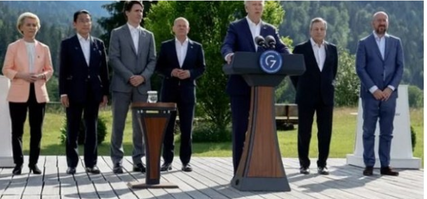 Biden: “Vladimir Poutine espérait que l’Otan et le G7 se divisent: nous ne le ferons pas”