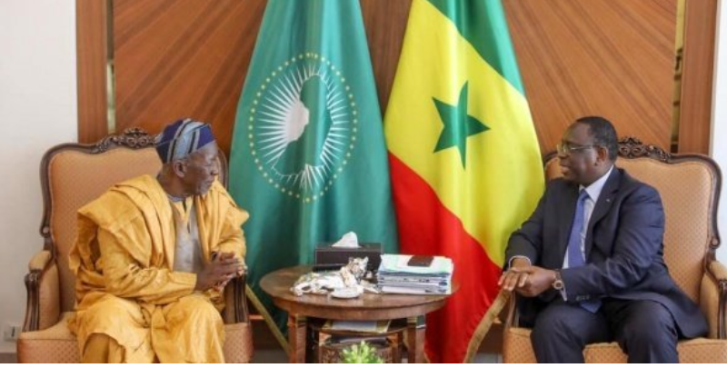 Audience : Le khalife de Médina Baye reçu par le président Macky Sall