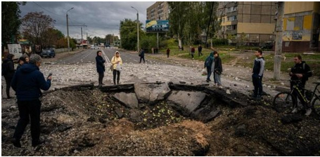 Indignation générale des Occidentaux à la suite des bombardements massifs russes