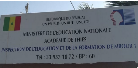 Éducation : « Nous avons quitté 59% pour nous hisser à 75% (Ief Mbour 1)