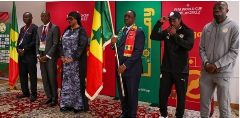 Mondial 2022 : Macky Sall et Marième Faye dans le vestiaire des Lions