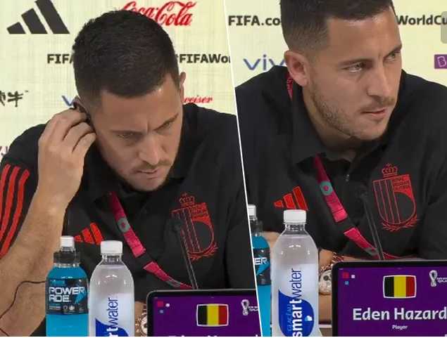 La question d’un journaliste marocain qui n’a pas plu à Eden Hazard: “Non, ce n’est pas vrai”