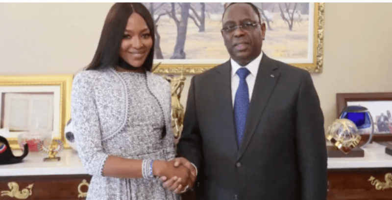 Show CHANEL : Naomi Campbell reçue par le Président Macky Sall