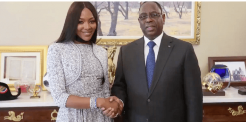 Show CHANEL : Naomi Campbell reçue par le Président Macky Sall