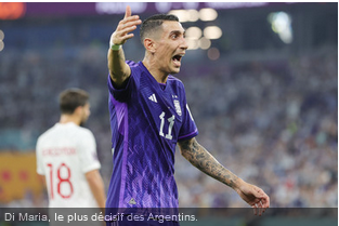 Argentine : Di Maria, l’homme des finales