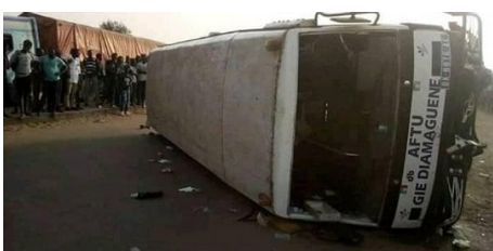 Accident à Petit Mbao: Un bus Tata dérape fait plusieurs blessés