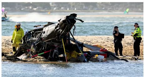 Deux hélicoptères rentrent en collision en Australie: quatre morts et trois blessées graves